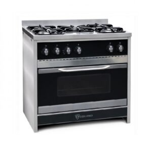 Cocina Acero Inox Corbelli Chiara CF 90 Negra