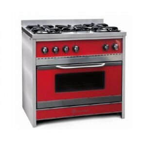 Cocina Acero Inox Corbelli Chiara CF 90 Roja