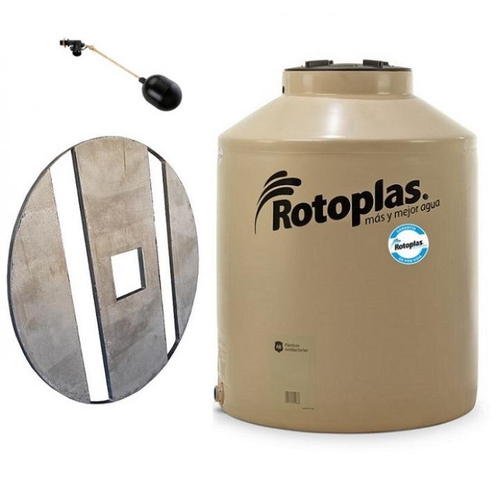 Tanque Rotoplas 400 Lts Cuatricapa con Base