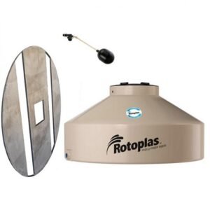 Tanque Rotoplas 500 Lts Cuatricapa Flat con base