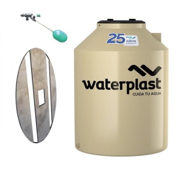 Tanque Tricapa Waterplast 1000 L c/base